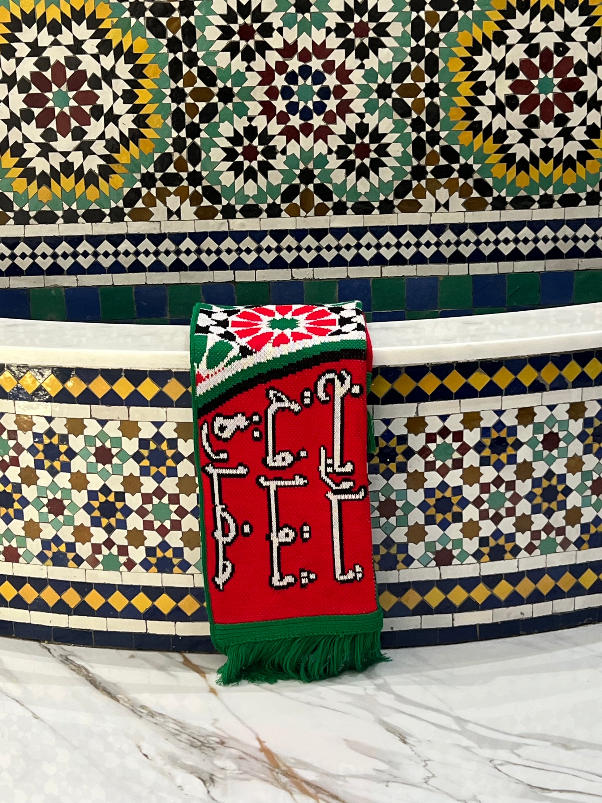 Écharpe maroc + 2 petits drapeaux – Diro Niya